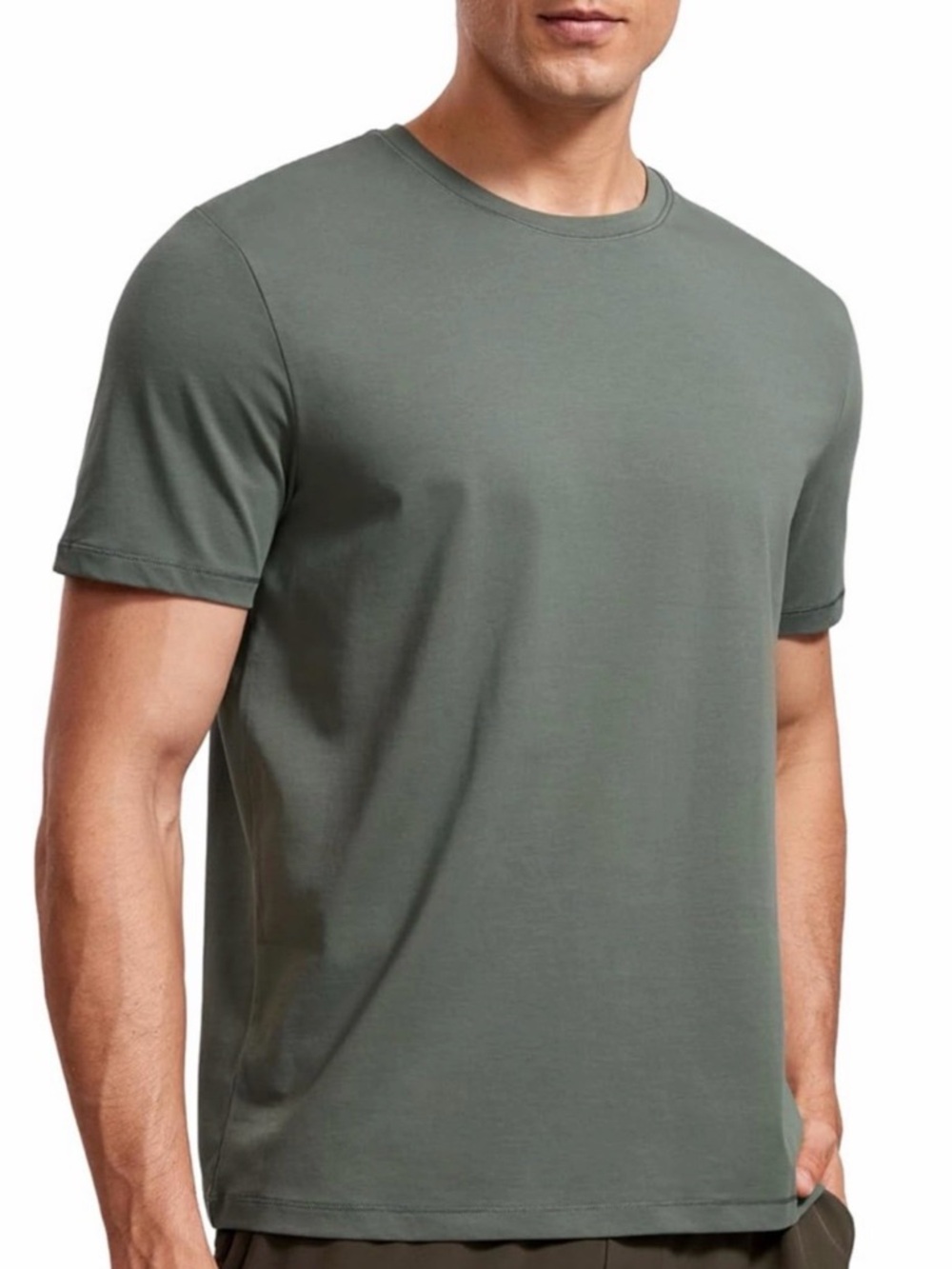CRZ YOGA Mens Short Sleeve Shirts Quick Dry Workout Classic Fit T-Shirt NWT